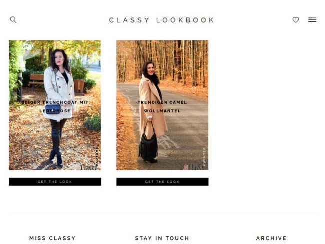 Classy Media - Webdesign & Marketing Agentur, Portfolio, Classy Lookbook