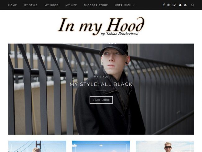 Classy Media - Webdesign & Marketing Agentur, Portfolio, In my Hood Blog