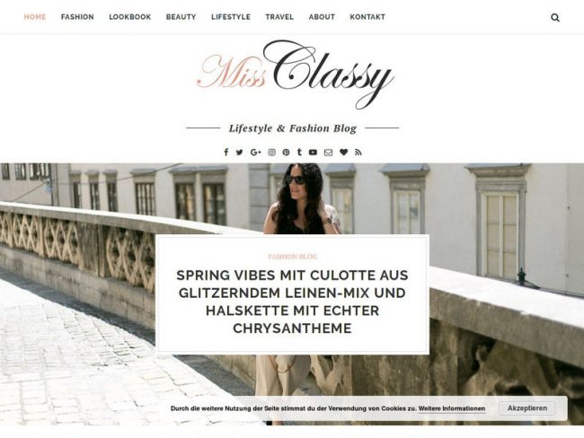 Classy Media - Webdesign & Marketing Agentur, Portfolio, Miss Classy Blog