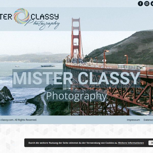 Classy Media - Webdesign & Marketing Agentur, Portfolio, Mister Classy Photography
