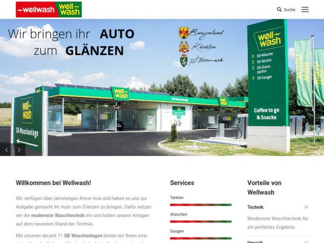 Classy Media - Webdesign & Marketing Agentur, Portfolio, Wellwash